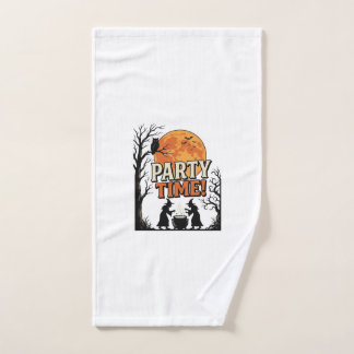 Toalha De Mão Camisa de Caldeirão de Bruxa da Festa de Halloween