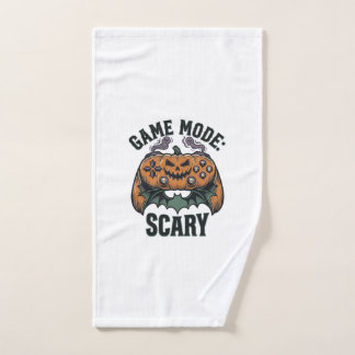 Toalha De Mão Camisa de Gamer Assustador Arte de Controle Vintag