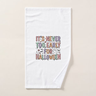 Toalha De Mão Camiseta Típográfica Cute Vintage Halloween Muito