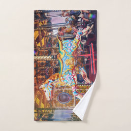 Toalha De Mão Carrossel Horse