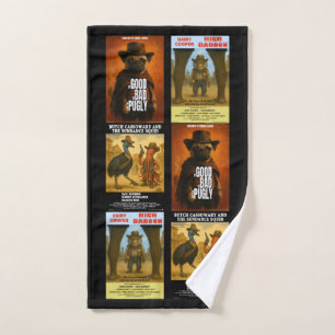 Toalha De Mão Cartaz de Filme Western Paródia