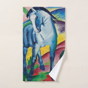 Toalha De Mão Cavalo azul mim por Franz Marc