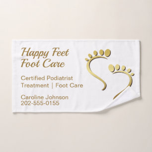 Toalha De Mão Chiropodista Podiatra Pedicure Foto Care