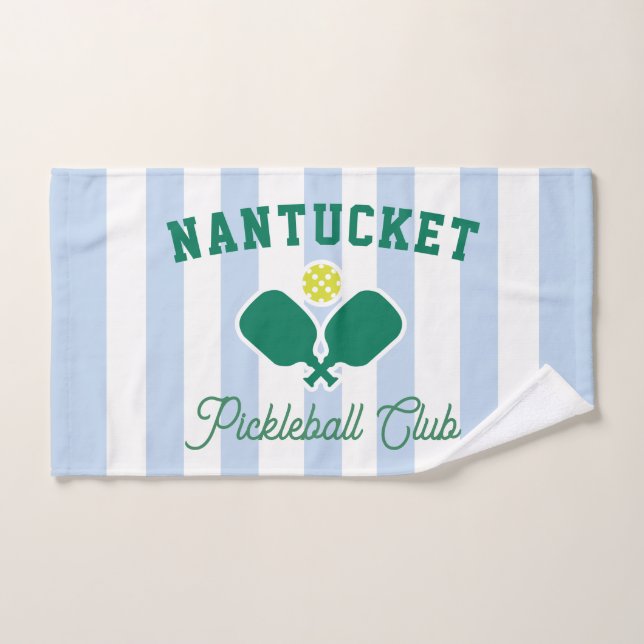 Toalha De Mão Clube Personalizado de Pickleball da Cidade, Prepp (Toalha de mão)