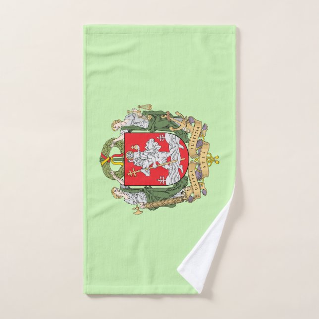 Toalha De Mão Coat of arms of Vilnius, Lithuania Hand Towel (Toalha de mão)
