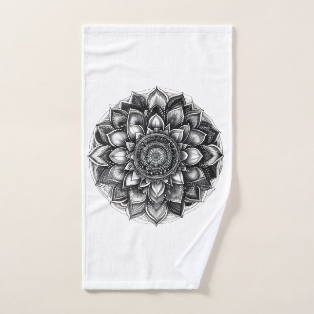 Toalha De Mão cobertor mandala (Toalha de mão)