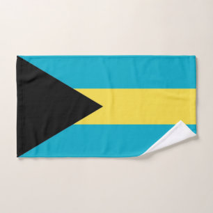 Toalha de mão com a bandeira de Bahamas