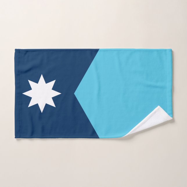 Toalha de Mão com a Bandeira de Minnesota (Toalha de mão)
