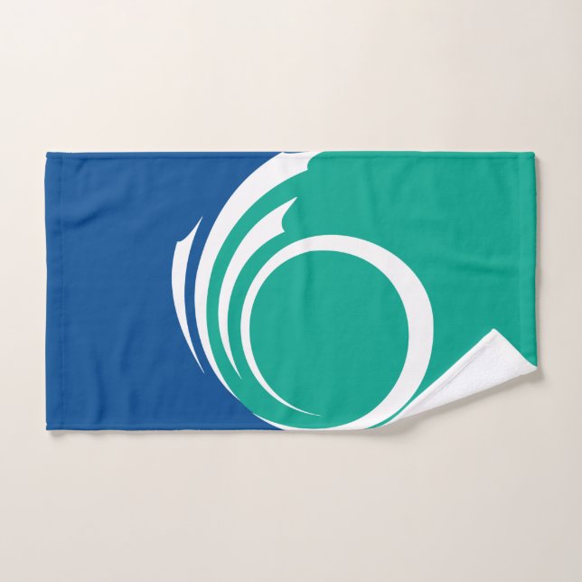 Toalha de Mão com a Bandeira de Ottawa, Canadá (Toalha de mão)