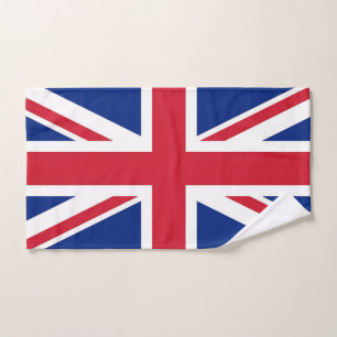 Toalha de mão com a bandeira de Reino Unido