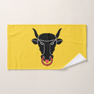 Toalha de mão com a bandeira de Uri, Suíça