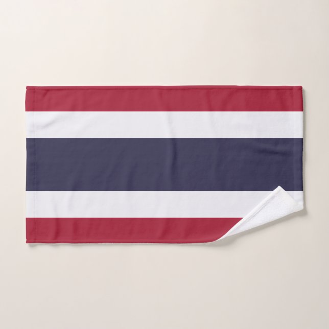 Toalha de Mão com Bandeira da Tailândia (Toalha de mão)
