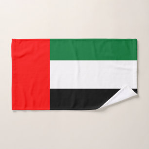 Toalha de Mão com Bandeira dos Emirados Árabes U