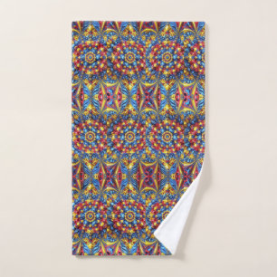 Toalha de Mão com Cores Romenas