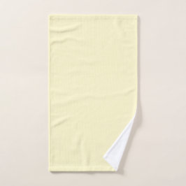 Toalha De Mão Cor Sólida Amarela-limonada | Elegante Clássico