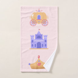 Toalha De Mão Coroa & Carruagem