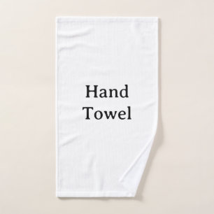 Toalha De Mão Crie seu próprio simples personalizado 16" x 28"