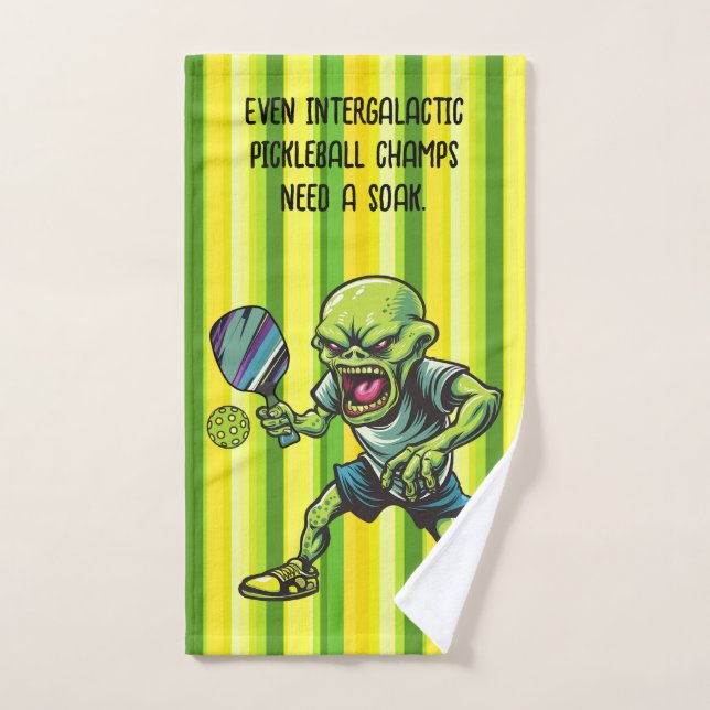 Toalha De Mão Custom text Sweat Like a Martian (Toalha de mão)