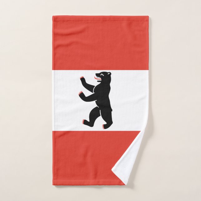 Toalha de mão da bandeira de Berlim (Toalha de mão)
