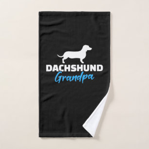 Toalha De Mão Dachshund Grandpa