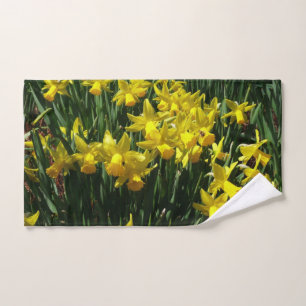 Toalha De Mão Daffodils Amarelos I Flores De Mola Cheery