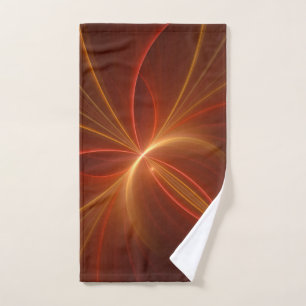 Toalha De Mão Dançar Com A Arte Fractal Moderna Abstrato