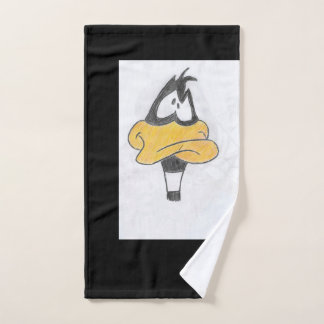 toalha de mão de desenho a lápis