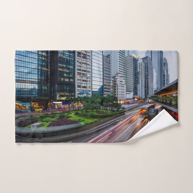 Toalha de mão de tráfego de Hong Kong (Toalha de mão)