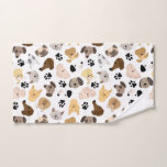 Toalha De Mão Dias de Cachorro - Rações de Cachorro e Cozinha-Pa<br><div class="desc">Os dias de cão NÃO acabaram,  não para este impressão de amor de cão! Uma série de cachorros lindamente ilustrados espalham-se entre as pegadas. Várias raças de cães fazem disso um amor de cão!</div>