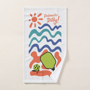 Toalha De Mão Dilly, Dickleball! Torre de Recurso de Férias