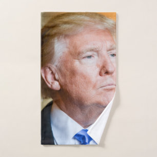 Toalha De Mão Donald Trump Portrait