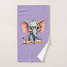Toalha De Mão Elefante Bebê Sábio