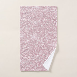 Toalha De Mão Elegante cora o brilho feminino na moda abstrato