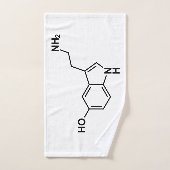 Toalha De Mão elementos do símbolo científico da fórmula química (Toalha de mão)