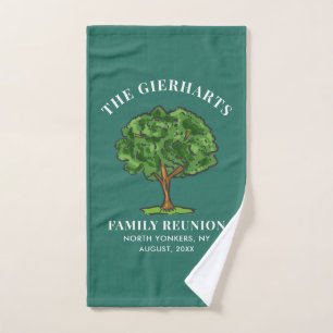 Toalha De Mão Encontro de Família Genealogia Primos se Reúnem