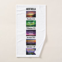 Escritura cristã inspiracional personalizada