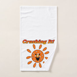 Toalha De Mão Esmagando - Laranja Sunshine Pickleball