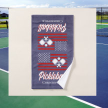 Esportes De Jogador De Pickleball Retro Monograma