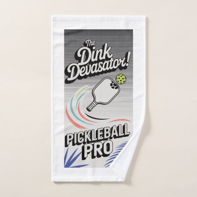Toalha De Mão Esportes Do Clube De Devastador De Pickleball (Toalha de mão)