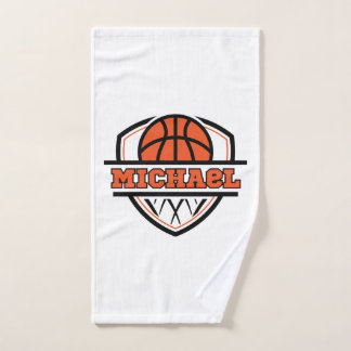 Toalha De Mão Esportes legal Laranja Negra