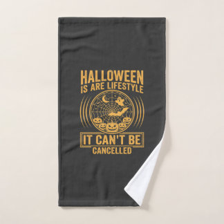 Toalha De Mão Estilo de vida de Halloween Morcego Teia de Aranha