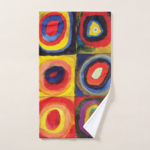 Toalha De Mão Estudo da cor por Wassily Kandinsky