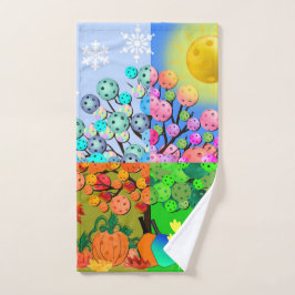 Toalha De Mão Fall de inverno com Primavera de Verão da Estação 