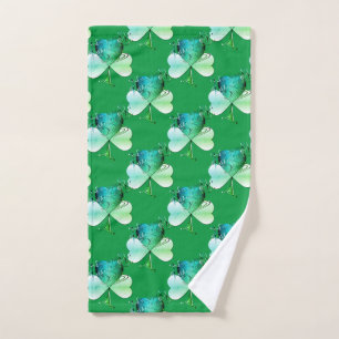 Toalha De Mão "Feliz Rua. Dia de Patrick" TeaTowel, manuscrito à
