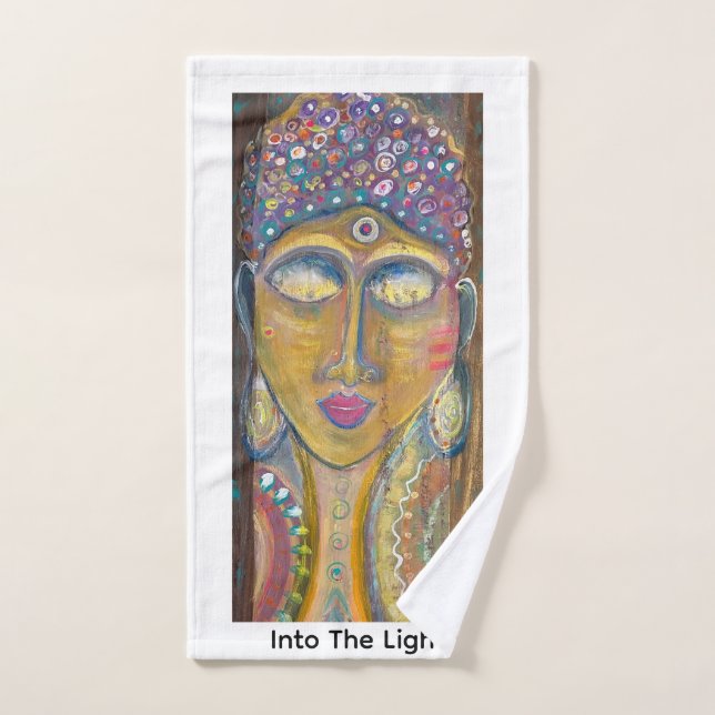Toalha De Mão Feminine Buddha original art (Toalha de mão)