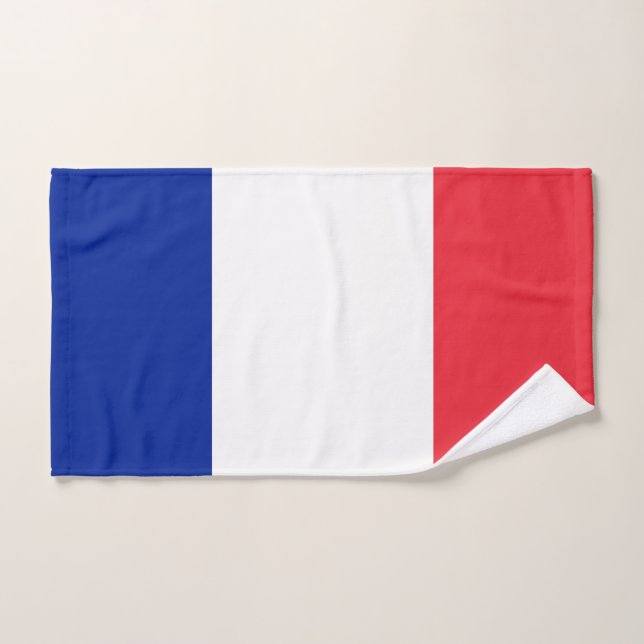 Toalha De Mão França bandeira (Toalha de mão)