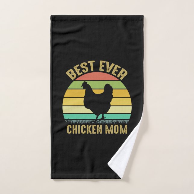 Toalha De Mão Galinha Lover | Melhor Mãe De Frango (Toalha de mão)