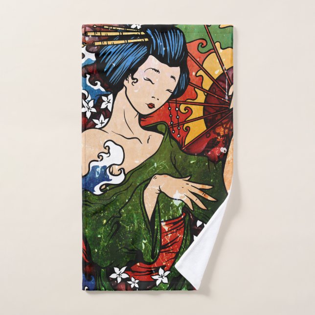 Toalha De Mão Geisha (Toalha de mão)