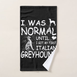 Toalha De Mão gelado italiano eu era normal até design sujo