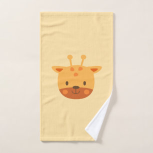 Toalha De Mão Giraffe Birthday Kids Art